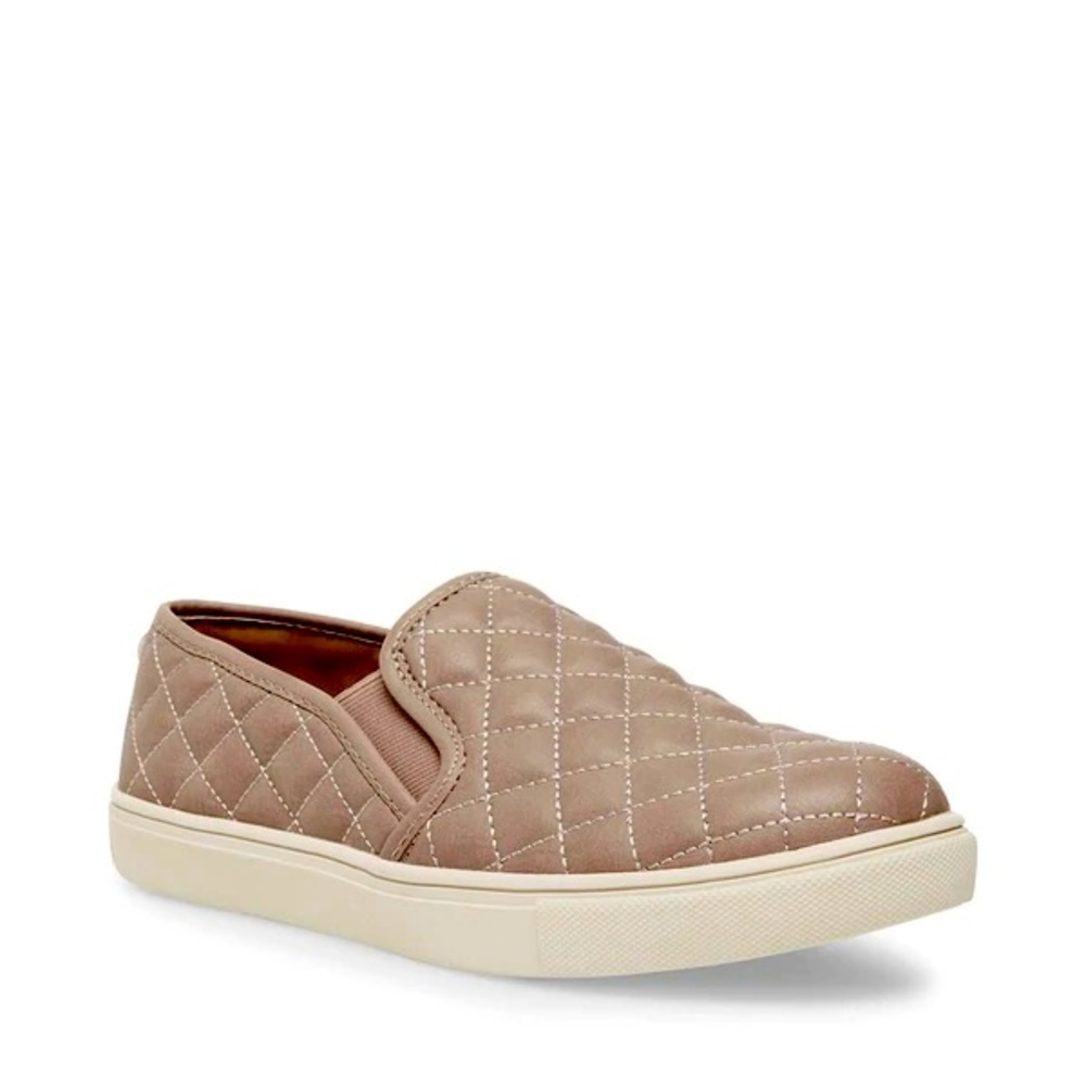 Steve Madden Ecentrq Sneakers Grey Leather Slip-on